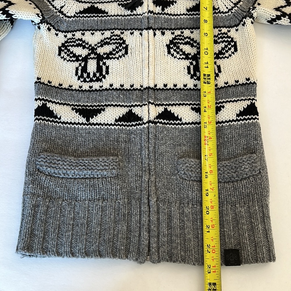Aritzia TNA Sea to Sky 100% Lambswool Zip Up Sweater - Picture 13 of 13